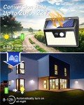 6-Pack Solar Motion Sensor Lights for Outdoors