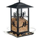 Metal Hanging Bird Feeder for Outdoor Gardens