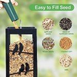 Metal Hanging Bird Feeder for Outdoor Gardens
