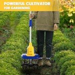 Cordless Electric Tiller for Dewalt 20V Battery