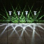 10 Pack Solar Pathway Lights for Garden Paths