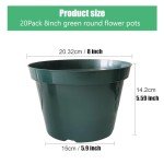 DAPERCI 8" RooTrimmer Nursery Pot Plant Grow Pots