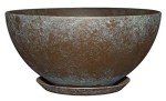 Rosie 10" Weathered Copper Planter - Premiere Collection