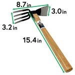 HACHIEMON Japanese Garden Hoe and Cultivator Tool