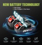 6-Inch Mini Cordless Electric Chainsaw with Batteries