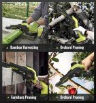 6-Inch Mini Cordless Electric Chainsaw with Batteries