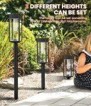 Bright Solar Garden Pathway Lights - 8 Pack