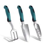 3-Piece Ergonomic Aluminum Garden Tool Set