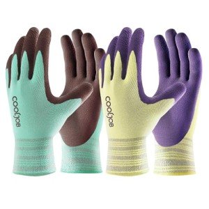 Breathable Gardening Gloves for Women - 2 Pairs