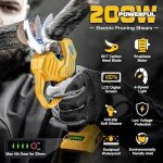 Cordless Electric Pruning Shears for Dewalt 20V Battery