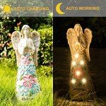 Solar Garden Angel Statue Light for Outdoor Decor