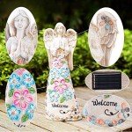 Solar Garden Angel Statue Light for Outdoor Decor