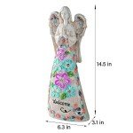 Solar Garden Angel Statue Light for Outdoor Decor