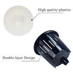 8 Pack 4 Inch Self-Watering White Planters