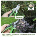 8-Piece Stainless Steel Gardening Tool Set with Tote