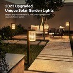 Bright Solar Garden Lights - 6 Pack, Waterproof