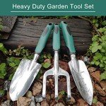 FANHAO 3-Piece Stainless Steel Garden Tool Set