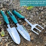 FANHAO 3-Piece Stainless Steel Garden Tool Set