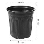 50-Pack Flexible 1 Gallon Nursery Pots with Labels