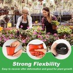 Small Red Plastic Nursery Pots with Labels (100pcs)