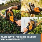 WORX 20V Cordless 22" Hedge Trimmer Set