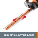 WORX 20V Cordless 22" Hedge Trimmer Set