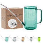 Green Long Spout Watering Can for Indoor Plants