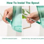 Green Long Spout Watering Can for Indoor Plants