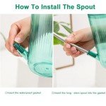 Green Long Spout Watering Can for Indoor Plants