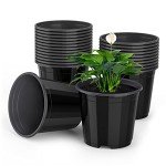 25 Pack of 5-Inch Round Nursery Pots