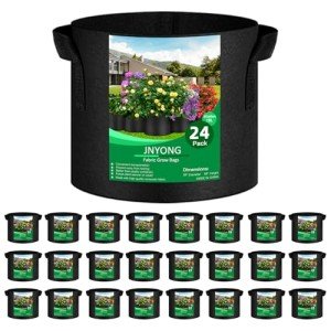24-Pack of 5 Gallon Fabric Grow Bags