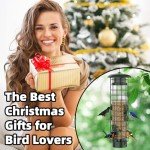 Squirrel-Proof Metal Mesh Bird Feeder - Green