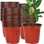 130 Pack Plastic Plant Nursery Pots for Seedlings