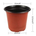 130 Pack Plastic Plant Nursery Pots for Seedlings