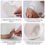 Self-Watering Flower Pots Set of 3, 12-9 Inch