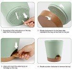 Indoor Self-Watering Planters with Drainage Saucers