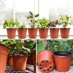 130 Pack Plastic Plant Nursery Pots for Seedlings