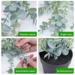 3pcs Eucalyptus Artificial Hanging Plants for Decor