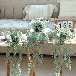 3pcs Eucalyptus Artificial Hanging Plants for Decor