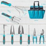 10-Piece Heavy Duty Stainless Steel Garden Tools Set