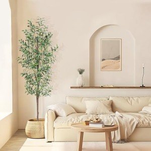 6FT Artificial Olive Tree for Home Décor