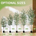 6FT Artificial Olive Tree for Home Décor
