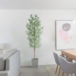 6FT Artificial Olive Tree for Home Décor