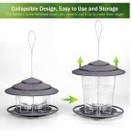 Easy Clean Hanging Bird Feeder for Outdoors