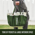 Heavy Duty 9-Piece Gardening Tools Set with Bag