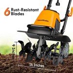 LawnMaster 10-Amp 16-Inch Deluxe Tiller