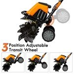 LawnMaster 10-Amp 16-Inch Deluxe Tiller