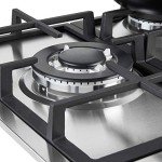 Cookology 70cm 5 Burner Gas Hob - Stainless Steel