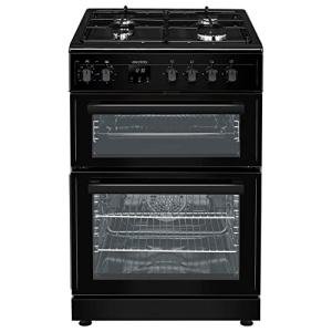 ElectriQ 60cm Black Dual Fuel Cooker