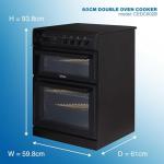 Altimo 600mm Double Oven Cooker with Ceramic Hob